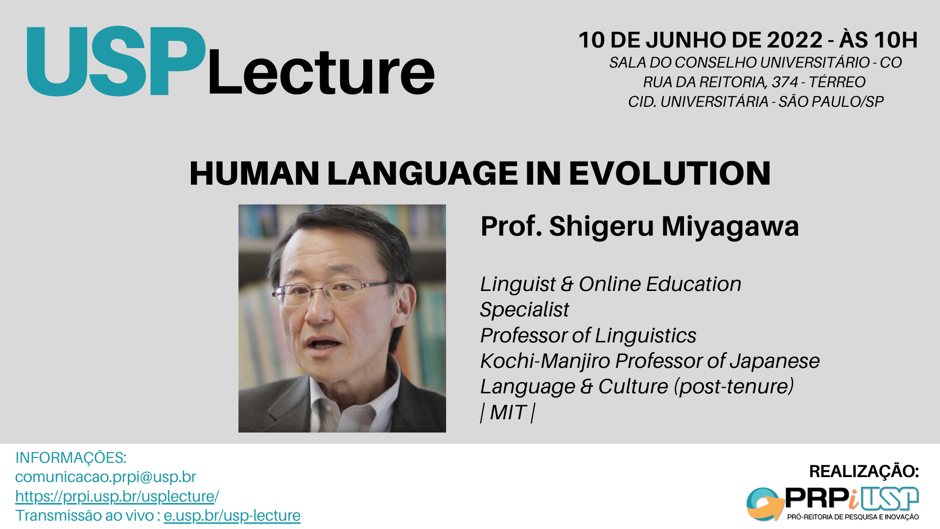 USP Lecture - Shigeru